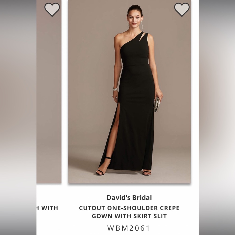 Davids Bridal Cut Out Gown